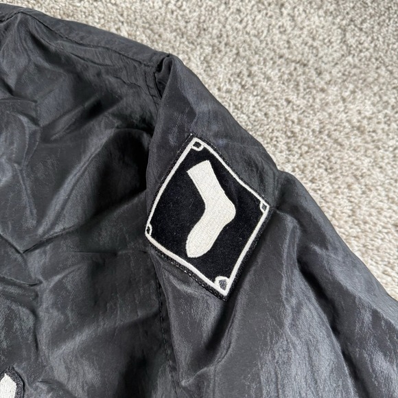 Vintage 90s Chicago White Sox Starter Jacker Mens XL Streetwear Hip Hop USA Made - Picture 9 of 13